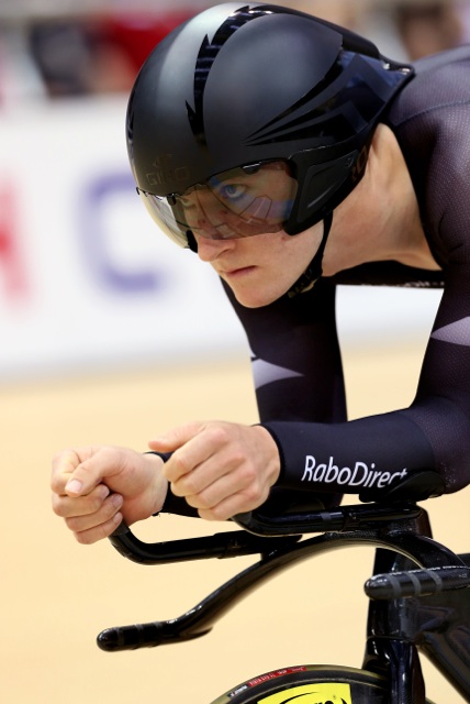 Dylan Kennett in action at the UCI World Cup in Glasgow last November. 